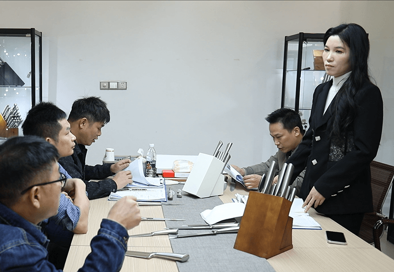 discuss new product for customers